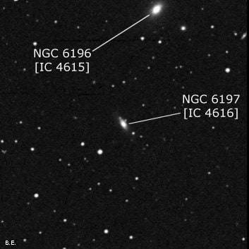 NGC 6197 - спиральная галактика с баром. Описание NGC 6197:, Галактика в созвездии Геркулес