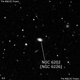 NGC 6202 - галактика. Описание NGC 6202:, Объект глубокого космоса в созвездии Дракон