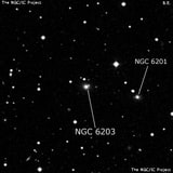 NGC 6203 - линзовидная галактика. Описание NGC 6203:, Галактика в созвездии Геркулес