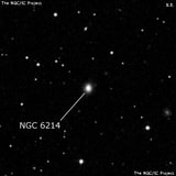 NGC 6214 - галактика. Описание NGC 6214:, Галактика в созвездии Дракон