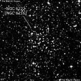 NGC 6222 - рассеянное скопление звёзд. Описание NGC 6222:, Рассеянное скопление в созвездии Скорпион
