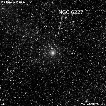 NGC 6227 - облако звёзд. Описание NGC 6227:, Двойная звезда в созвездии Скорпион