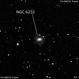 NGC 6232 - спиральная галактика с баром. Описание NGC 6232:, Галактика в созвездии Дракон