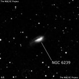 NGC 6239 - спиральная галактика с баром. Описание NGC 6239:, Галактика в созвездии Геркулес