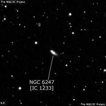 NGC 6247 - галактика. Описание NGC 6247:, Галактика в созвездии Дракон