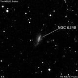 NGC 6248 - спиральная галактика с баром. Описание NGC 6248:, Галактика в созвездии Дракон