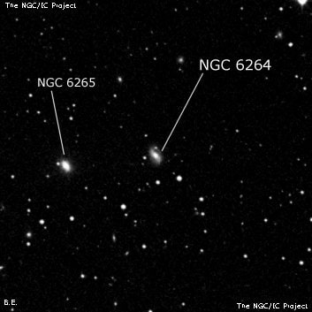 NGC 6264 - спиральная галактика с баром. Описание NGC 6264:, Галактика в созвездии Геркулес