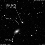 NGC 6276 - линзовидная галактика. Описание NGC 6276:, Галактика в созвездии Геркулес