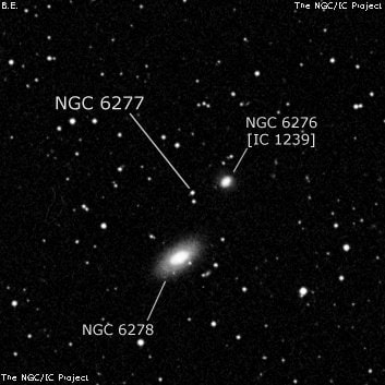 NGC 6277 - две звезды. Описание NGC 6277:, Двойная звезда в созвездии Геркулес