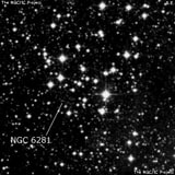 NGC 6281 - рассеянное скопление звёзд. Описание NGC 6281:, Рассеянное скопление в созвездии Скорпион