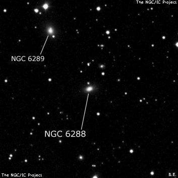 NGC 6288 - галактика. Описание NGC 6288:, Галактика в созвездии Дракон