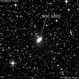 NGC 6305 - спиральная галактика с баром. Описание NGC 6305:, Галактика в созвездии Жертвенник