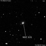 NGC 631 - эллиптическая галактика. Описание NGC 631:, Галактика в созвездии Рыбы