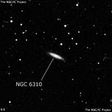 NGC 6310 - спиральная галактика. Описание NGC 6310:, Галактика в созвездии Дракон