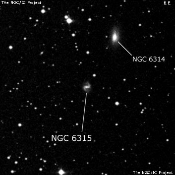 NGC 6315 - спиральная галактика с баром. Описание NGC 6315:, Галактика в созвездии Геркулес
