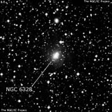 NGC 6328 - спиральная галактика с баром. Описание NGC 6328:, Галактика в созвездии Жертвенник