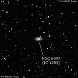 NGC 6347 - спиральная галактика с баром. Описание NGC 6347:, Галактика в созвездии Геркулес