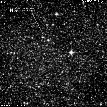 NGC 6360 - группа звёзд. Описание NGC 6360:, Объект глубокого космоса в созвездии Змееносец