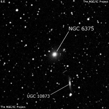 NGC 6375 - эллиптическая галактика. Описание NGC 6375:, Галактика в созвездии Геркулес