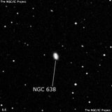 NGC 638 - спиральная галактика. Описание NGC 638:, Галактика в созвездии Рыбы