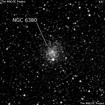 NGC 6380 - шаровое скопление звёзд. Описание NGC 6380:, Шаровое скопление в созвездии Скорпион