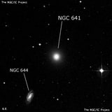 NGC 641 - галактика. Описание NGC 641:, Галактика в созвездии Феникс