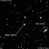 NGC 6423 - галактика. Описание NGC 6423:, Галактика в созвездии Дракон