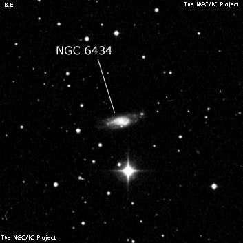 NGC 6434 - спиральная галактика с баром. Описание NGC 6434:, Галактика в созвездии Дракон