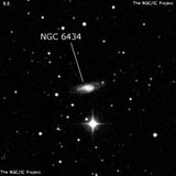 NGC 6434 - спиральная галактика с баром. Описание NGC 6434:, Галактика в созвездии Дракон