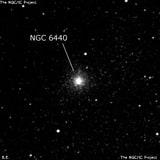NGC 6440 - шаровое скопление звёзд. Описание NGC 6440:, Шаровое скопление в созвездии Стрелец