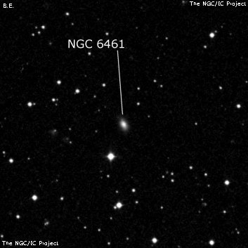 NGC 6461 - галактика. Описание NGC 6461:, Галактика в созвездии Дракон