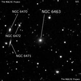 NGC 6463 - галактика. Описание NGC 6463:, Галактика в созвездии Дракон