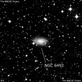 NGC 6492 - галактика. Описание NGC 6492:, Галактика в созвездии Павлин