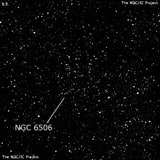 NGC 6506 - рассеянное скопление звёзд. Описание NGC 6506:, Рассеянное скопление в созвездии Стрелец