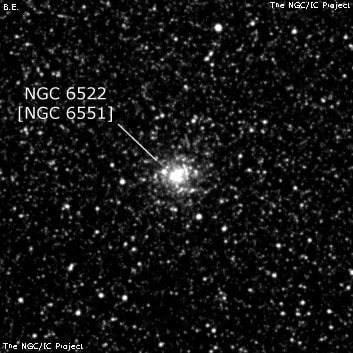 NGC 6522 - шаровое скопление звёзд. Описание NGC 6522:, Шаровое скопление в созвездии Стрелец