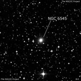 NGC 6545 - эллиптическая галактика. Описание NGC 6545:, Галактика в созвездии Павлин
