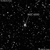 NGC 6593 - галактика. Описание NGC 6593:, Галактика в созвездии Геркулес