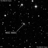 NGC 6601 - галактика. Описание NGC 6601:, Галактика в созвездии Дракон