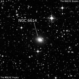 NGC 6614 - спиральная галактика с баром. Описание NGC 6614:, Галактика в созвездии Павлин