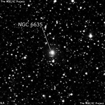 NGC 6635 - линзовидная галактика. Описание NGC 6635:, Галактика в созвездии Геркулес