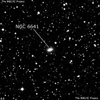 NGC 6641 - спиральная галактика. Описание NGC 6641:, Галактика в созвездии Геркулес