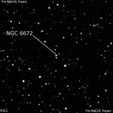 NGC 6672 - две звезды. Описание NGC 6672:, Двойная звезда в созвездии Лира
