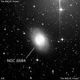 NGC 6684 - спиральная галактика с баром. Описание NGC 6684:, Галактика в созвездии Павлин