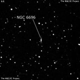 NGC 6696 - спиральная галактика. Описание NGC 6696:, Галактика в созвездии Дракон