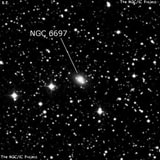 NGC 6697 - эллиптическая галактика. Описание NGC 6697:, Галактика в созвездии Геркулес