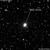 NGC 6721 - эллиптическая галактика. Описание NGC 6721:, Галактика в созвездии Павлин
