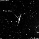 NGC 6722 - спиральная галактика. Описание NGC 6722:, Галактика в созвездии Павлин