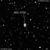 NGC 6750 - спиральная галактика. Описание NGC 6750:, Галактика в созвездии Дракон