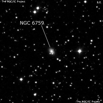 NGC 6759 - спиральная галактика. Описание NGC 6759:, Галактика в созвездии Дракон