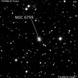 NGC 6759 - спиральная галактика. Описание NGC 6759:, Галактика в созвездии Дракон